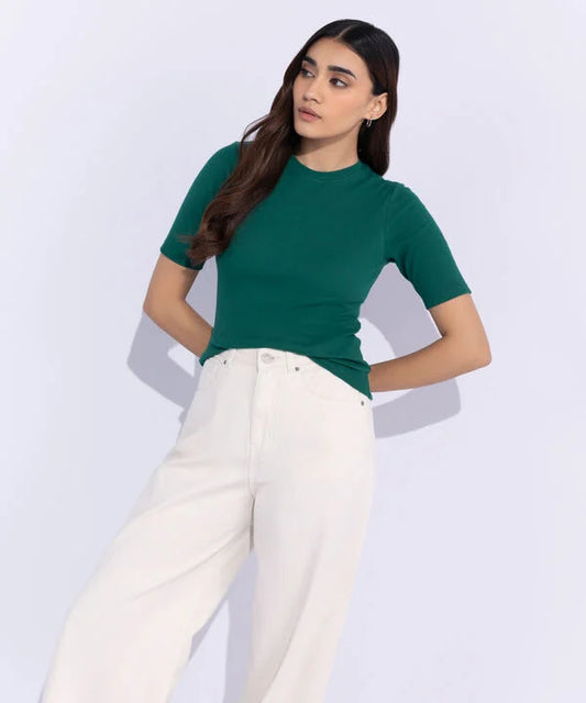 Slim-Fit Rib Top