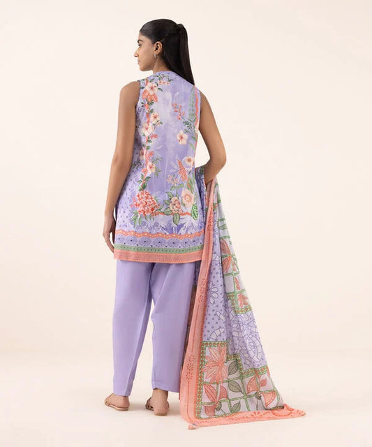 3 Piece - Printed Lawn Suit