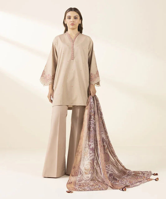 2 Piece - Embroidered Lawn Suit